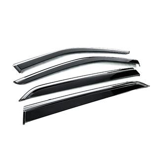Window Deflectors with Chrome Trim Niken Luxury (4 pcs) photo 3