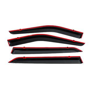 Window Deflectors with Chrome Trim Niken Luxury (4 pcs) photo 4