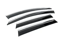 Nissan Murano 2014- Window Deflectors with Chrome Trim Niken Luxury (4 pcs) photo 3