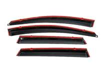 Nissan Murano 2014- Window Deflectors with Chrome Trim Niken Luxury (4 pcs) photo 4
