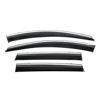 Window Deflectors with Chrome Trim Niken Luxury (4 pcs) Nissan Murano 2014- photo 1