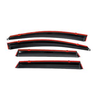Window Deflectors with Chrome Trim Niken Luxury (4 pcs) Nissan Murano 2014- photo 4
