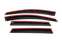Renault Captur 2019- Window Deflectors with Chrome Trim Niken Luxury (4 pcs) photo 4