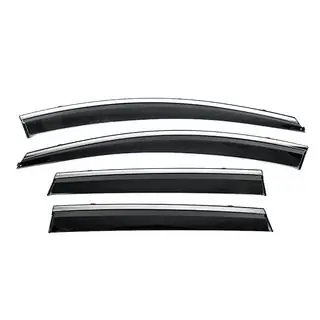 Window Deflectors with Chrome Trim Niken Luxury (4 pcs) photo 1
