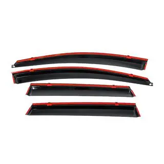 Window Deflectors with Chrome Trim Niken Luxury (4 pcs) photo 4