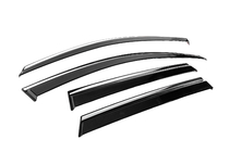 Seat Ateca 2016- Window Deflectors with Chrome Trim Niken Luxury (4 pcs) photo 3