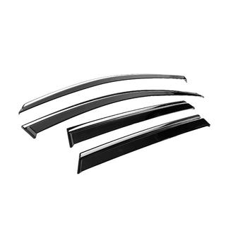 Window Deflectors with Chrome Trim Niken Luxury (4 pcs) photo 3