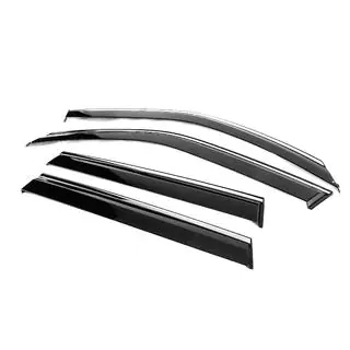 Window Deflectors with Chrome Trim Niken Luxury (4 pcs) photo 2