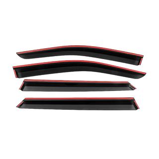 Window Deflectors with Chrome Trim Niken Luxury (4 pcs) Subaru Outback 2019- photo 4