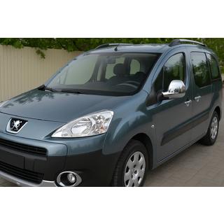 Mirror Covers 2008-2012 (2 pcs, Stainless Steel) Peugeot Partner Tepee 2008-2018 photo 1