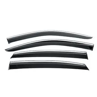 Window Deflectors with Chrome Trim Niken Luxury (4 pcs)