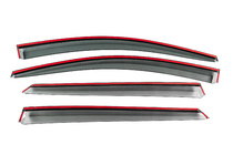 Toyota Prius 2015-2022 Window Deflectors with Chrome Trim Niken Luxury (4 pcs) photo 4