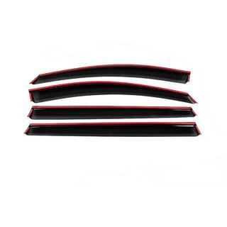 Window Deflectors with Chrome Trim Niken Luxury (4 pcs) photo 4