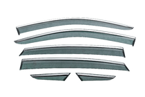 Toyota Venza 2020- Window Deflectors with Chrome Trim Niken Luxury (6 pcs) photo 1