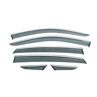Window Deflectors with Chrome Trim Niken Luxury (6 pcs) photo 1