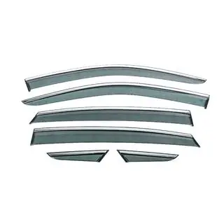Window Deflectors with Chrome Trim Niken Luxury (6 pcs)