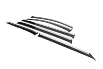 Toyota Sienna 2010-2020 Window Deflectors with Chrome Trim Niken Luxury (6 pcs) photo 2
