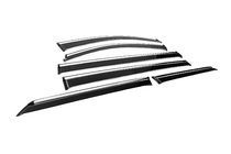 Toyota Sienna 2010-2020 Window Deflectors with Chrome Trim Niken Luxury (6 pcs) photo 3