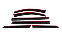 Toyota Sienna 2010-2020 Window Deflectors with Chrome Trim Niken Luxury (6 pcs) photo 4