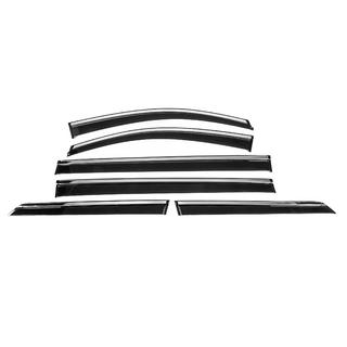 Window Deflectors with Chrome Trim Niken Luxury (6 pcs) Toyota Sienna 2010-2020 photo 1