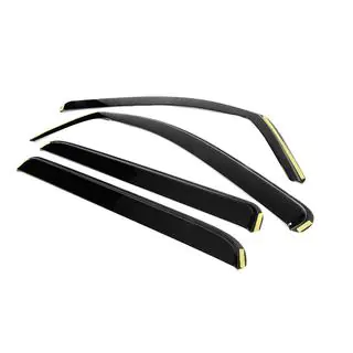 In-Channel Window Deflectors Niken Luxury (2014-2021, CrewMax/Crew Cab, 4 pcs) photo 2