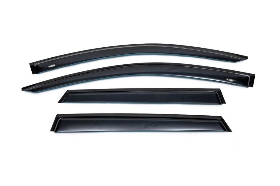Ford Ranger 2022- Window Deflectors Niken Luxury (4 pcs) Image