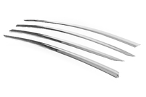 Tesla Model 3 2017- Chrome Window Deflectors Niken Luxury (4 pcs) photo 2