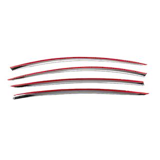 Chrome Window Deflectors Niken Luxury (4 pcs) photo 4