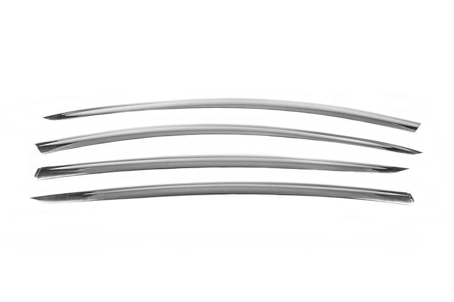 Tesla Model 3 2017- Chrome Window Deflectors Niken Luxury (4 pcs) Image