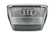 Audi A6 C6 2004-2011 Front Grille RS-Style (Grey with Chrome) photo 5