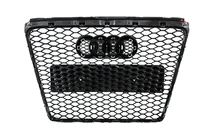 Audi A6 C6 2004-2011 Front Grille RS-Style (Grey with Chrome) photo 8