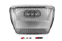 Audi A6 C6 2004-2011 Front Grille RS-Style (Grey with Chrome) photo 1