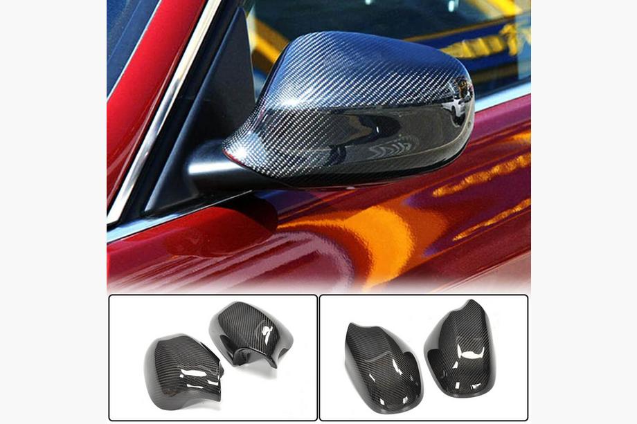 BMW 3 Series E90/E91 2005-2011 Carbon Mirror Covers V2 (2008-2011) Image