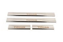 Volkswagen Tiguan 2007-2016 Carmos Door Sill Protectors (4 pcs, Stainless Steel) photo 1