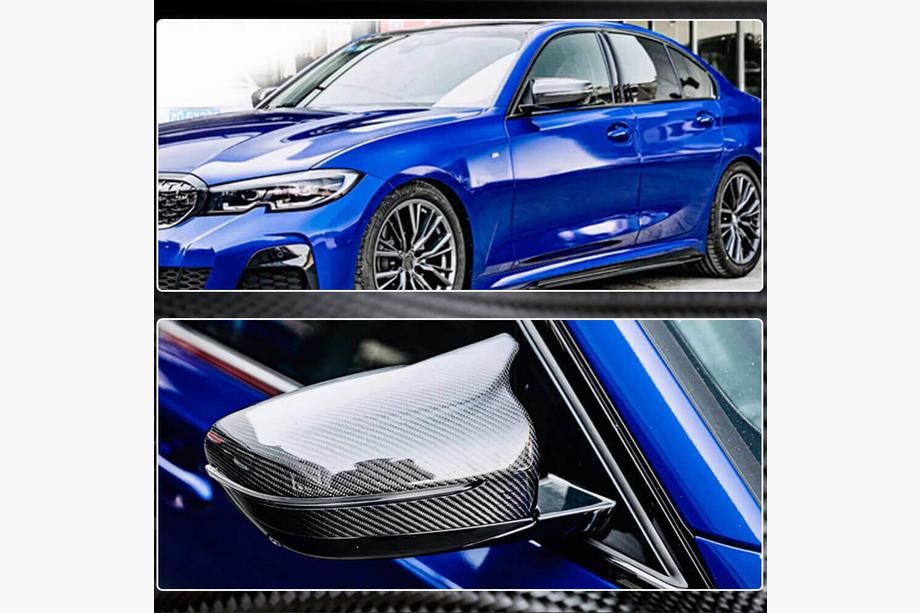 BMW 3 Series G20/G21 2018- Mirror Caps M-Look V2 (Carbon) Photo 8