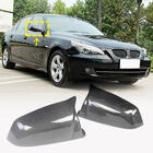 BMW 5 Series E60/E61 2003-2010 Mirror Covers (for 2007-2010, Carbon) photo 1