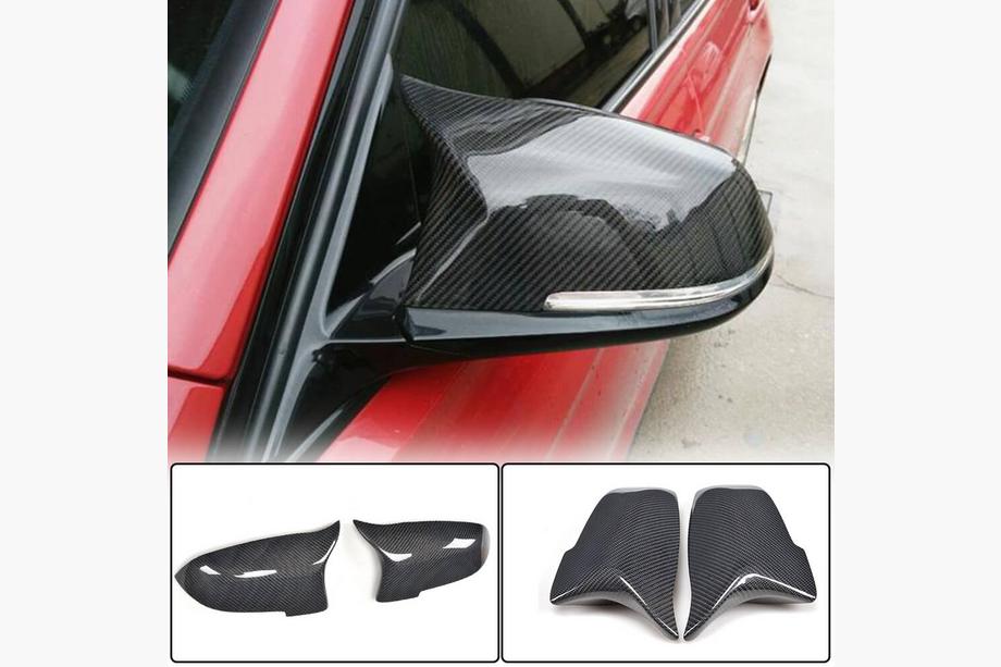 BMW 5 Series F10/F11 2010–2016 Mirror Covers (2013-2016, Carbon) Image