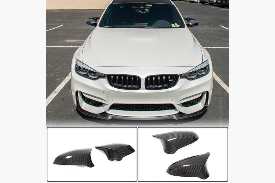 BMW 3 Series F30/F31 2012-2019 Dry Carbon Mirror Covers V2 (for M3) Image