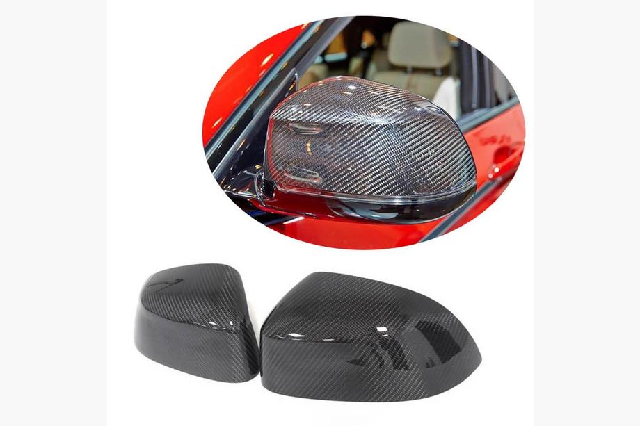 BMW X3 F25 2011-2018 Mirror Covers (2014-2018, Carbon) Image