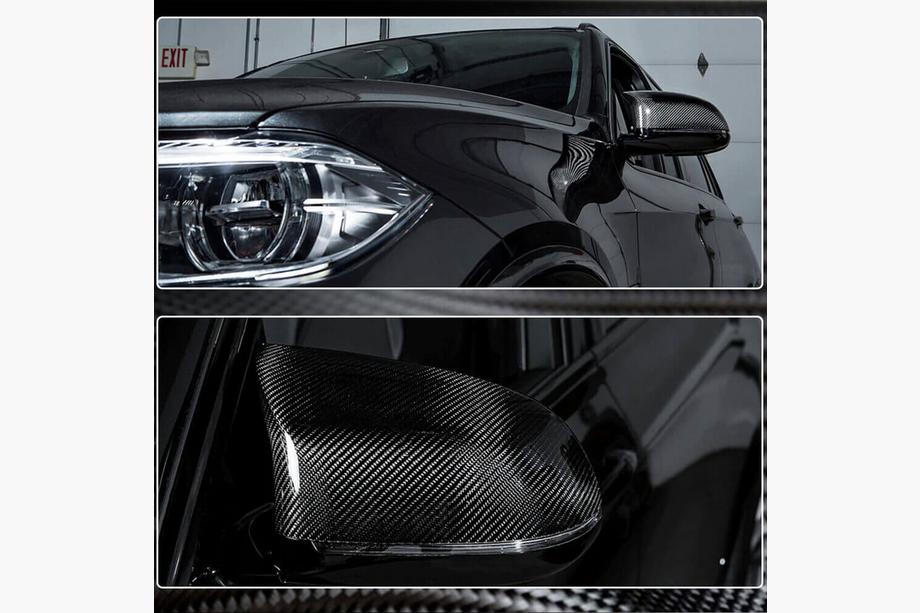BMW X6 F16 2014-2019 Mirror Covers (for F86, Carbon) Photo 3
