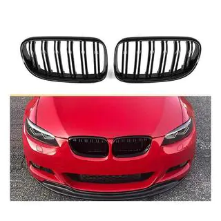 M-Look Kidney Grilles (for 2007-2010 non-M / 2008-2013 M3, Gloss Black) photo 2