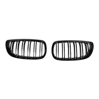 M-Look Kidney Grilles (for 2007-2010 non-M / 2008-2013 M3, Gloss Black) photo 3