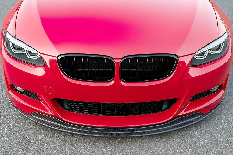 BMW 3 Series E92/E93 2006–2013 M-Look Kidney Grilles (for 2007-2010 non-M / 2008-2013 M3, Gloss Black) Photo 1