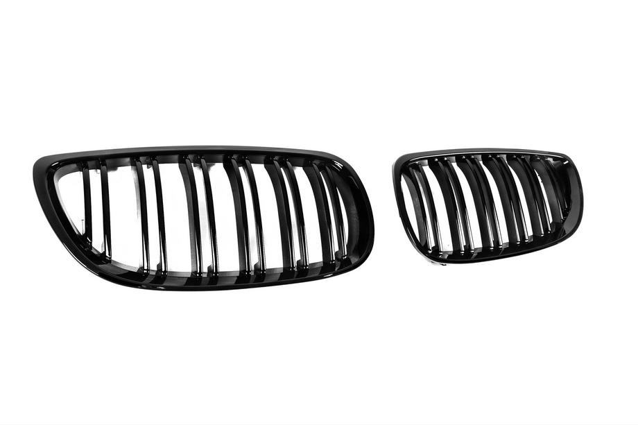 BMW 3 Series E92/E93 2006–2013 M-Look Kidney Grilles (for 2007-2010 non-M / 2008-2013 M3, Gloss Black) Photo 5