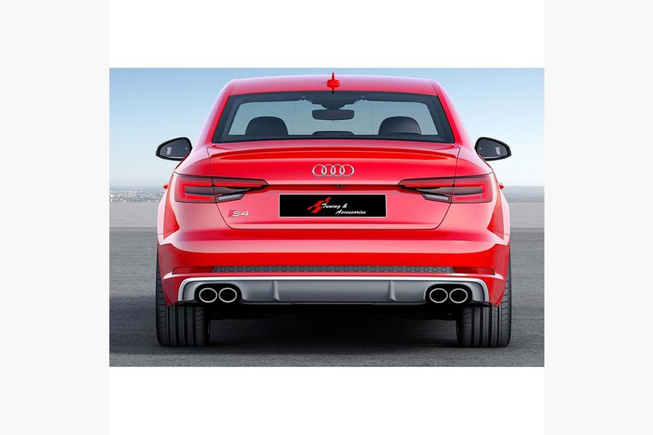 Audi A4 B9 2015-2024 Rear bumper diffuser DPT (2015-2019) Image