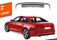 Audi A6 C7 2011-2017 Rear Bumper Diffuser DPT V1 (2011-2014) photo 1