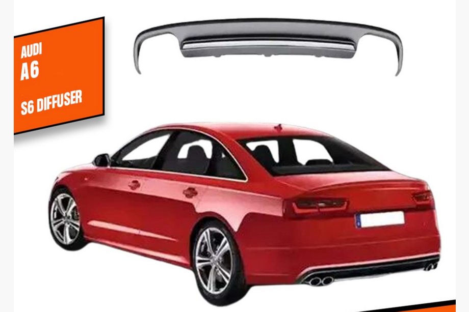 Audi A6 C7 2011-2017 Rear Bumper Diffuser DPT V1 (2011-2014) Image