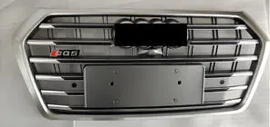 Audi Q5 2017-2025 Front Grille SQ-Style (2017-2020, black with chrome) photo 1