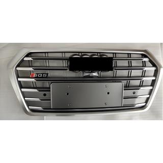 Front Grille SQ-Style (2017-2020, black with chrome) Audi Q5 2017-2025
