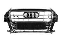 Audi Q3 2011-2019 Front grille SQ3 (2011-2015, black with chrome) photo 1